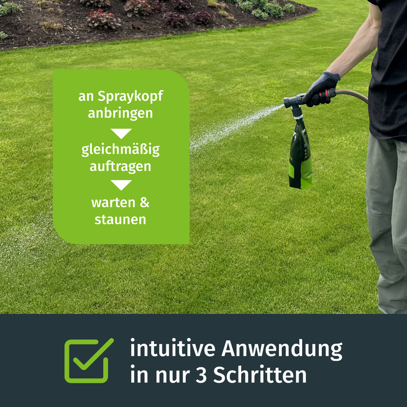 Flüssig-Rasendünger inkl. Sprühkopf